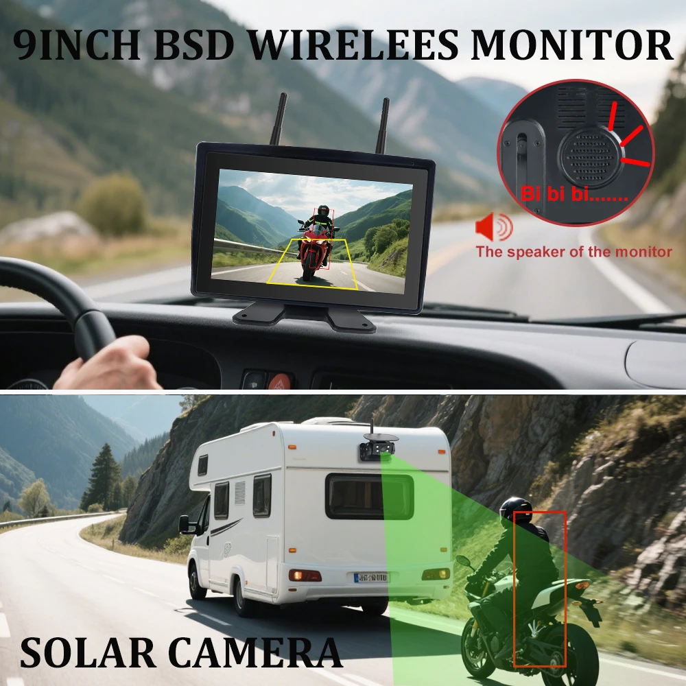Wireless Wifi Solar Backup Camera 9