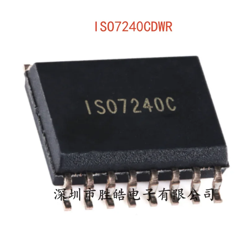 (2PCS)  NEW   ISO7240CDWR   Four-channel Digital Isolator Chip    SOIC-16   ISO7240CDWR   Integrated Circuit