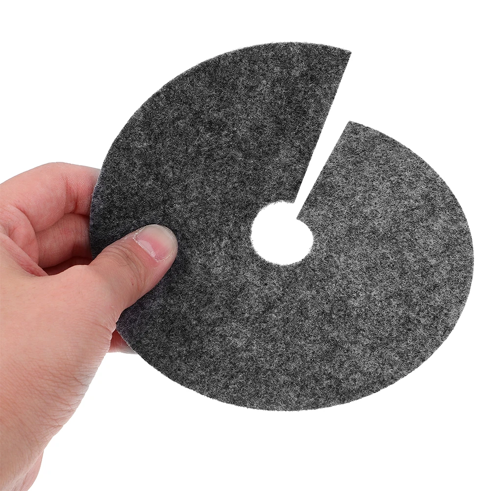 

10pcs Flower Pot Mat 28Cm Round Nonwoven Tree Mulch Ring Root Barrier Landscape Fabric Plant Protector For Garden Balcony Indoor