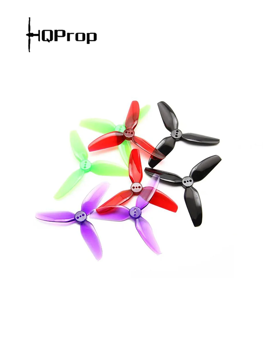 8 par śmigła HQPROP T3X3X3 3030 3-łopatowe rekwizyty PC 1,5 mm CW CCW dla RC FPV Freestyle 3-calowe drony Cinewhoop z wykałaczką — 2