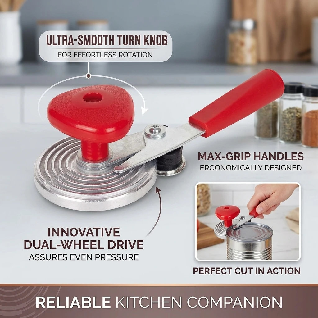 Kitchen Manual Can Sealer Crimping Device Sealing Glass Cans Beader Manually Seaming Machine For Seaming Glass Jars