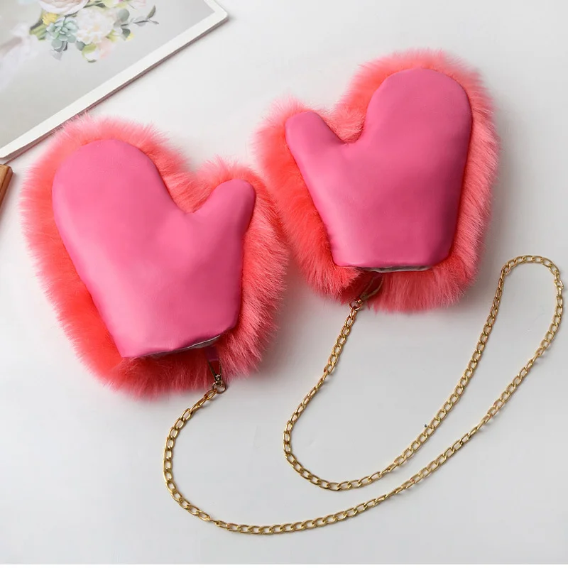 

Роскошные женские зимние перчатки 2025, варежки из натурального лисьего меха, женские модные милые плюшевые теплые перчатки для рук, сохраняющие тепло