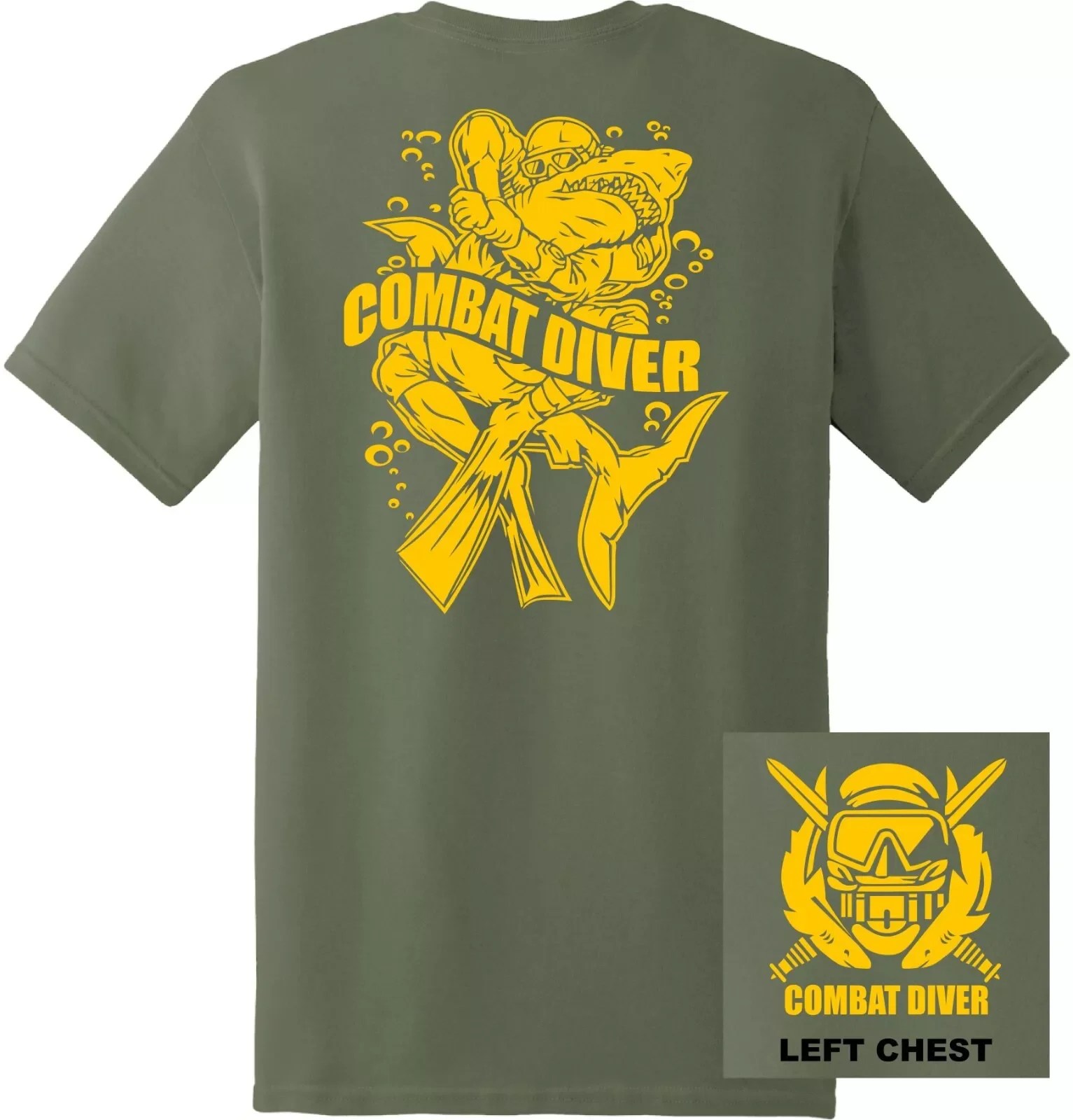 US Army Special Forces Combat Diver T-Shirt 100% Cotton O-Neck Short Sleeve Summer Casual Mens T-shirt Size S-3XL