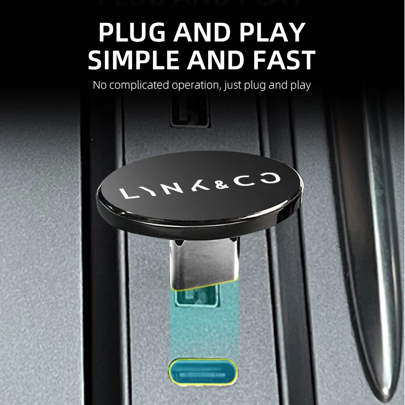 Mini Car U Disk Pendrive Type-C/USB Flash Drive For LYNK&CO 06 03 05 08 09 01 02 Hatchback BX11 EX11 ZERO LYNK Accessories 2023