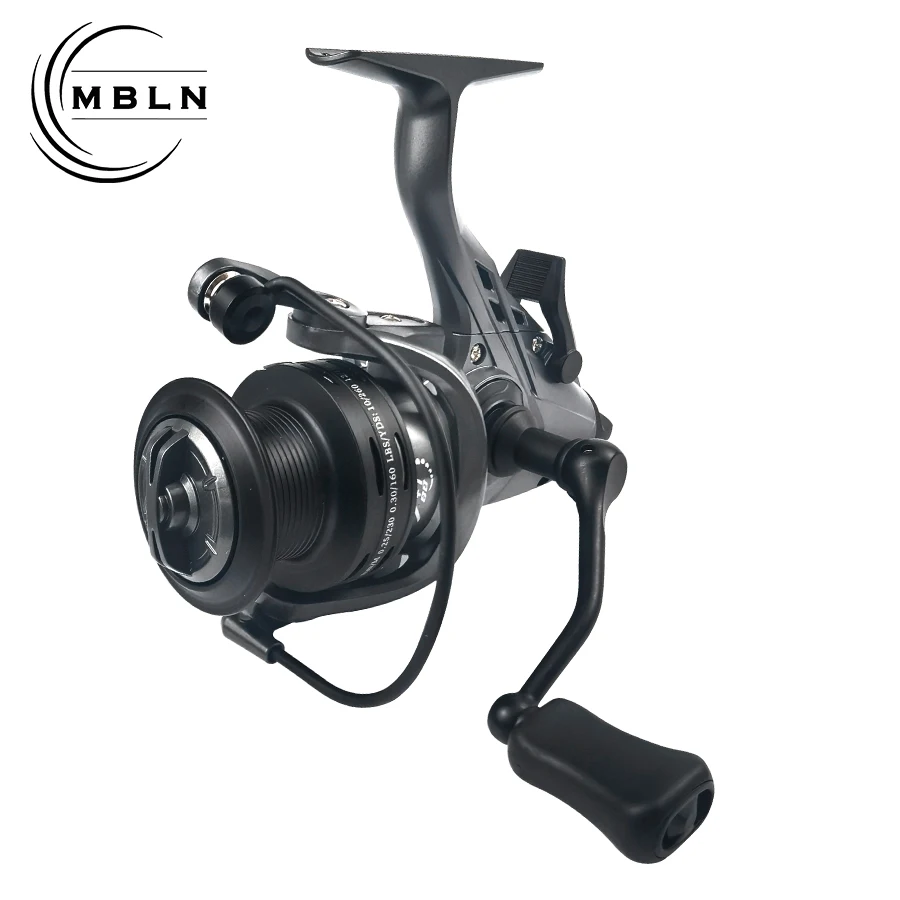 Carrete de Pesca de Carpa con Sistema de Doble Freno, Carrete de Giro Suave, Carrete de Largo Alcance, Equipo de Pesca de Carpa