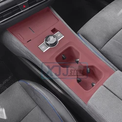 Fit for Volkswagen Tiguan L PRO 2024 2025 Central Control Panel Cover Storage Box Silicone Anti-Scratch Gear Shift Panel