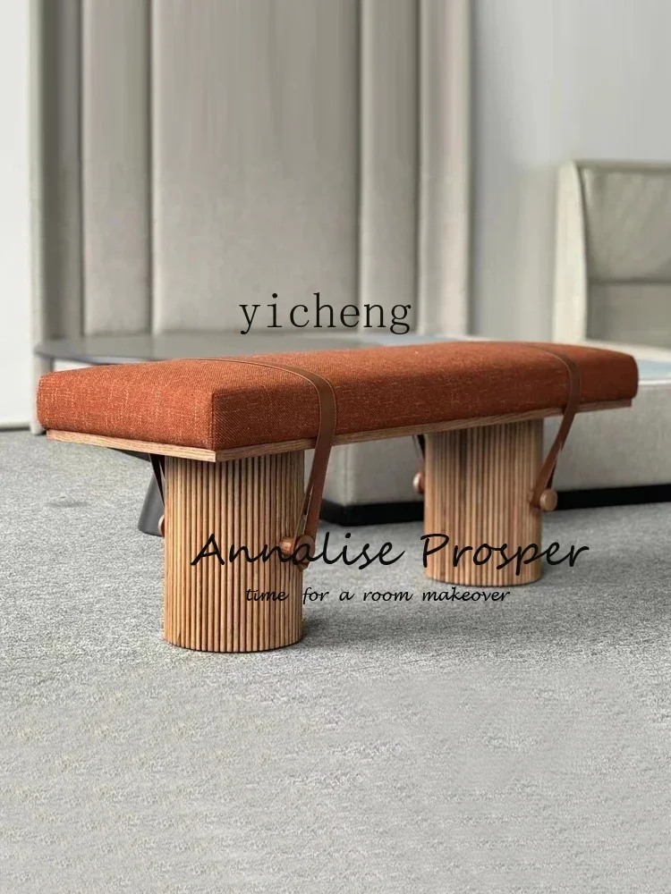 

Household Master Bedroom Solid Wood Bed End Stool Sofa Long Stool Cloakroom Shoe Changing Stool