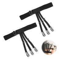 New Women Men Shirt Holder Adjustable Near Shirt Stay Best Tuck Non-Slip Elastic Suspenders Belt Tirantes Other Daily Sundries