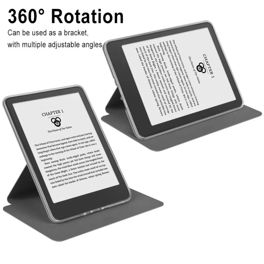 Auto Wake/Sleep 6 inch e-Reader Case 360 Rotation Shockproof Magnetic Cover Smart for Kindle 2024/2022 11th Generation