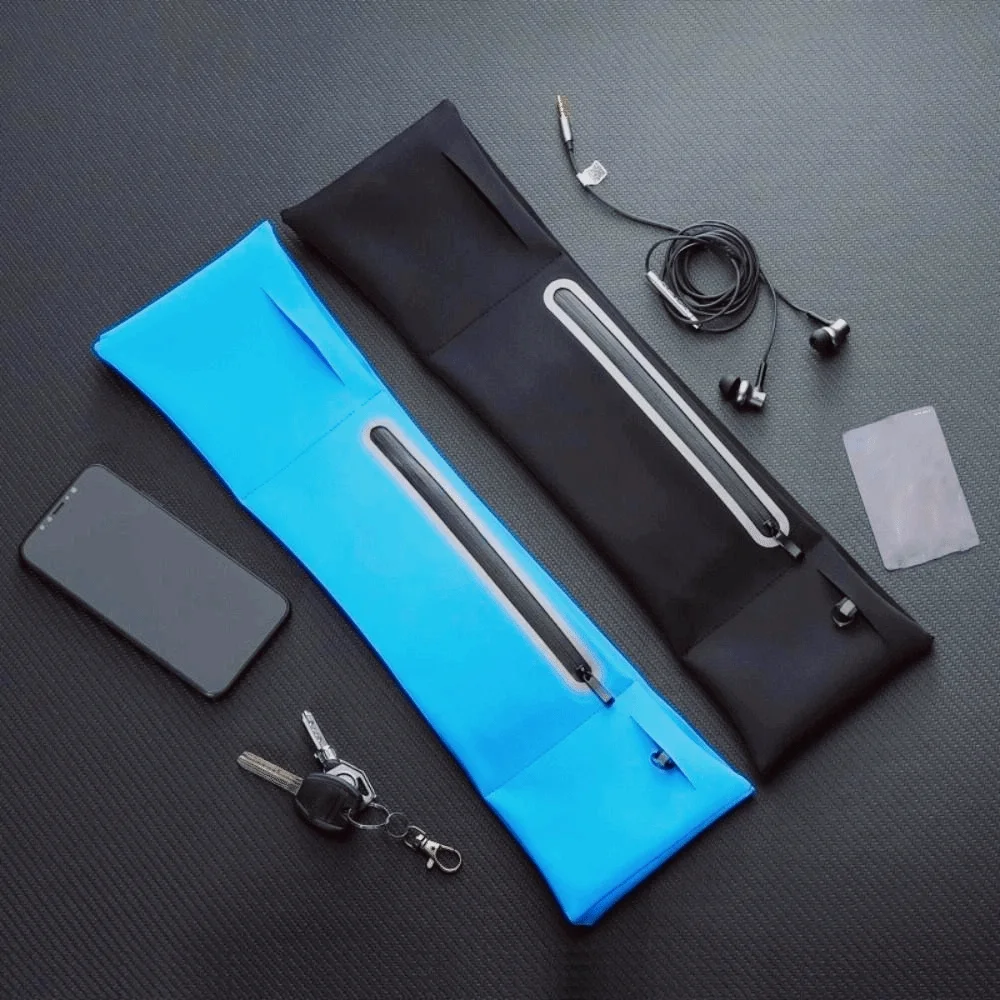 حقيبة خصر رياضية رفيعة للغاية للهاتف المحمول، حقيبة خصر للجري متعددة الوظائف، حقيبة هاتف رياضية قابلة للتنفس