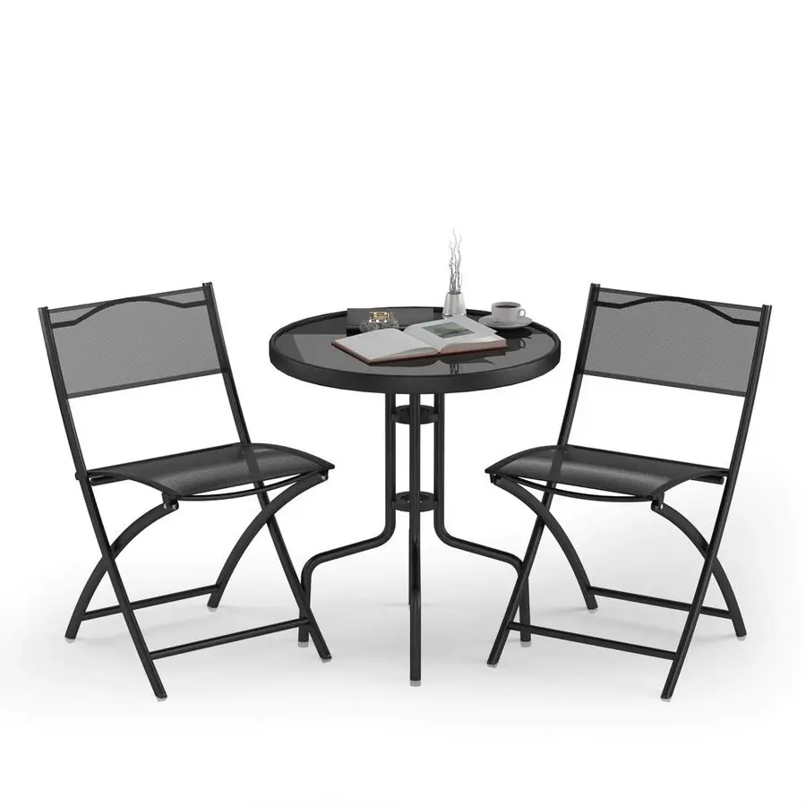 3 Pcs Bistro Set Ga…