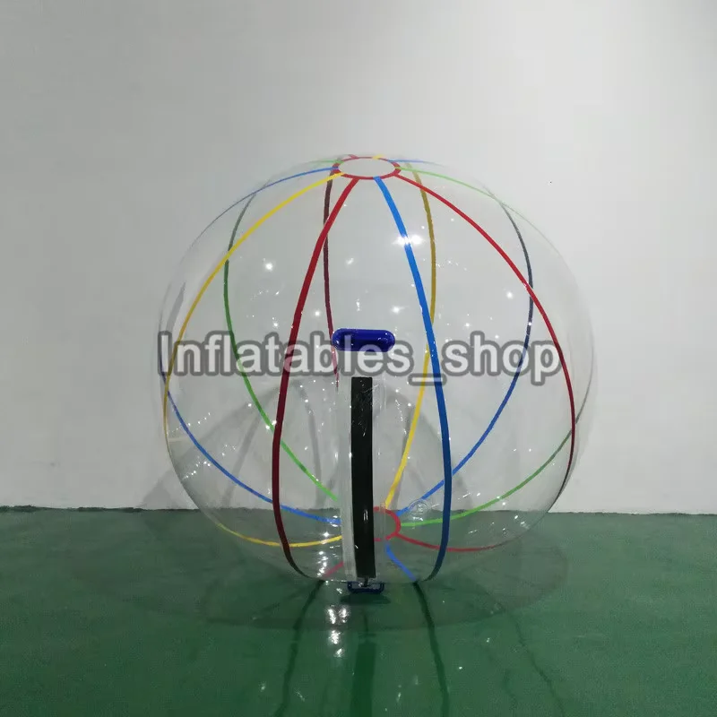 2m diameter 0.8mm thickness PVC Inflatable Zorb Water Walking Ball Walk On Water