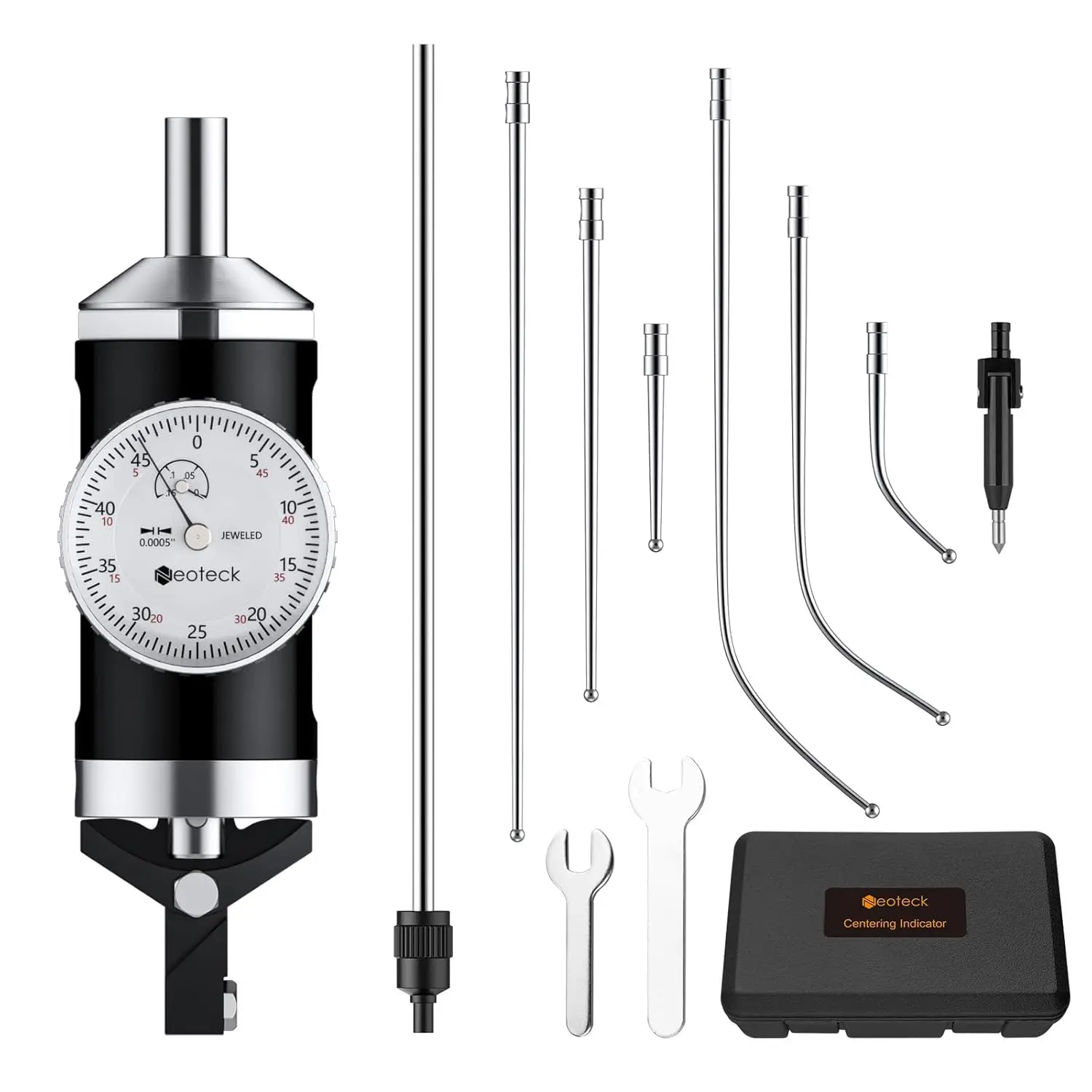 

Neoteck Coaxial Indicator 0-0.15''/0.0005'',Accurate for Milling Machine Center Test