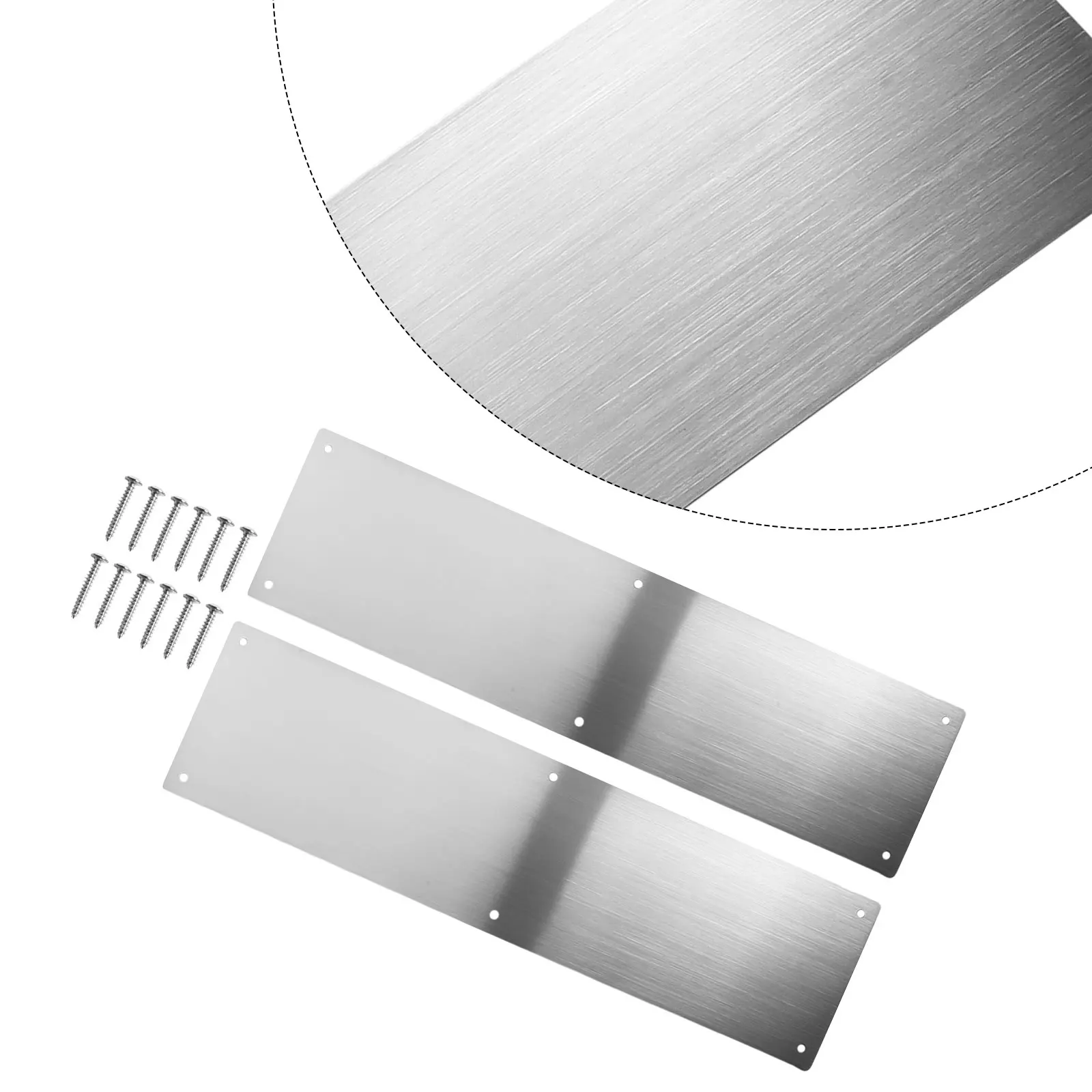 Door Kickers Aluminum Prevent Pets From Scratching The Door Stainless Steel Wide Application Abundant Usage Reliable Quality