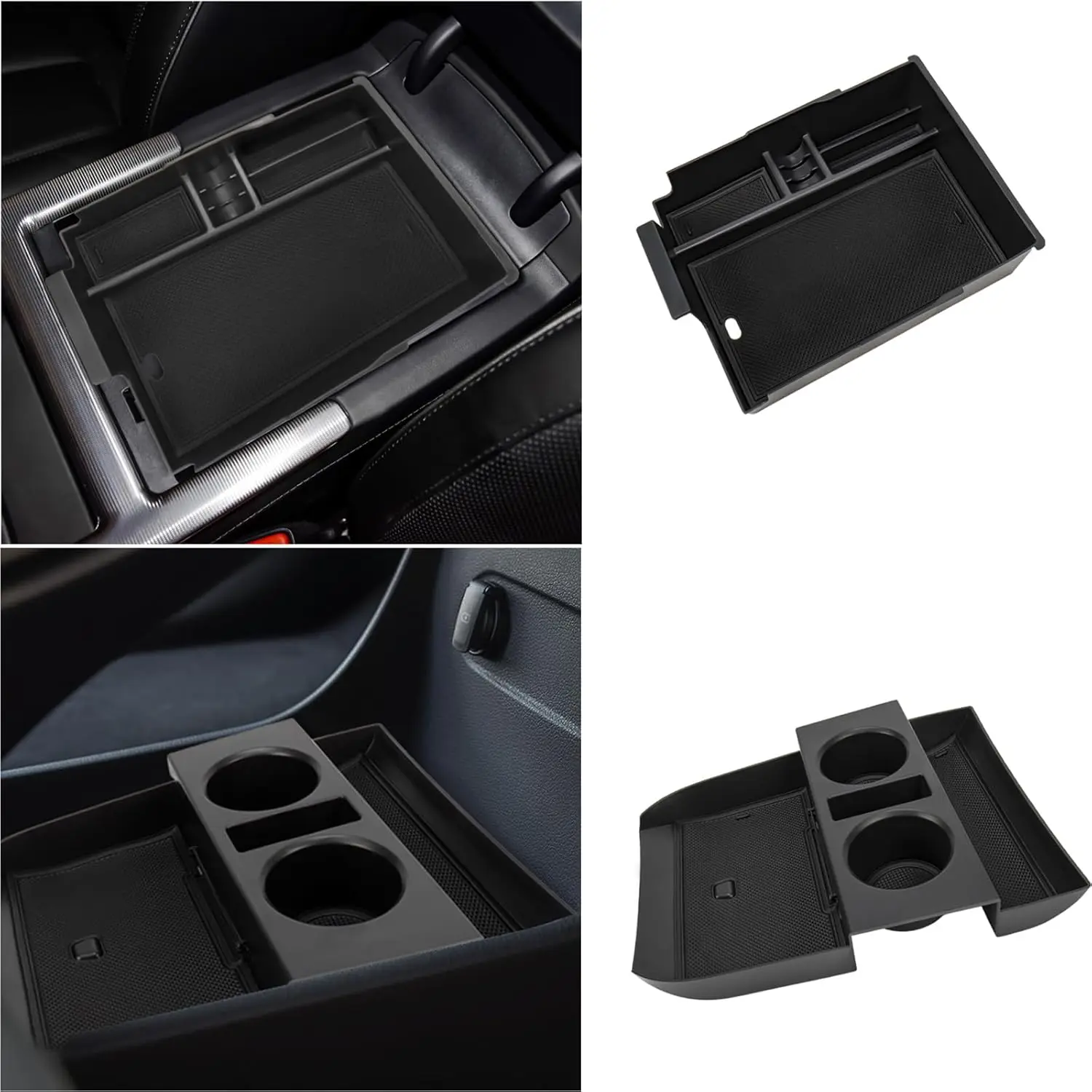 

For Hyundai Palisade 2019~2022 2023 2024 Auto Interior Central Control Lower Storage Box Organizer Tray Car Accessories