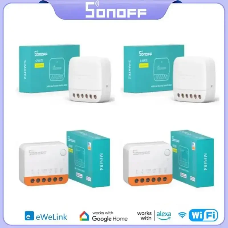 SONOFF Extreme Switch Mate S-MATE2/MINIR4 EWeLink-Remote Control Via Smart Switch For Smart Home Via Alexa Google Home IFTTT