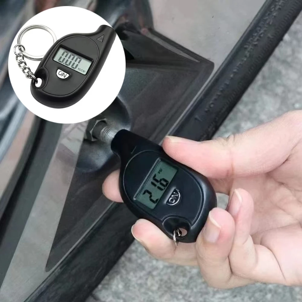 Tire Gauge Digital with LCD Display Car Tire Air Pressure Tester Meter Auto Car Motorcycle Tire Safety Alarm Testing Tools