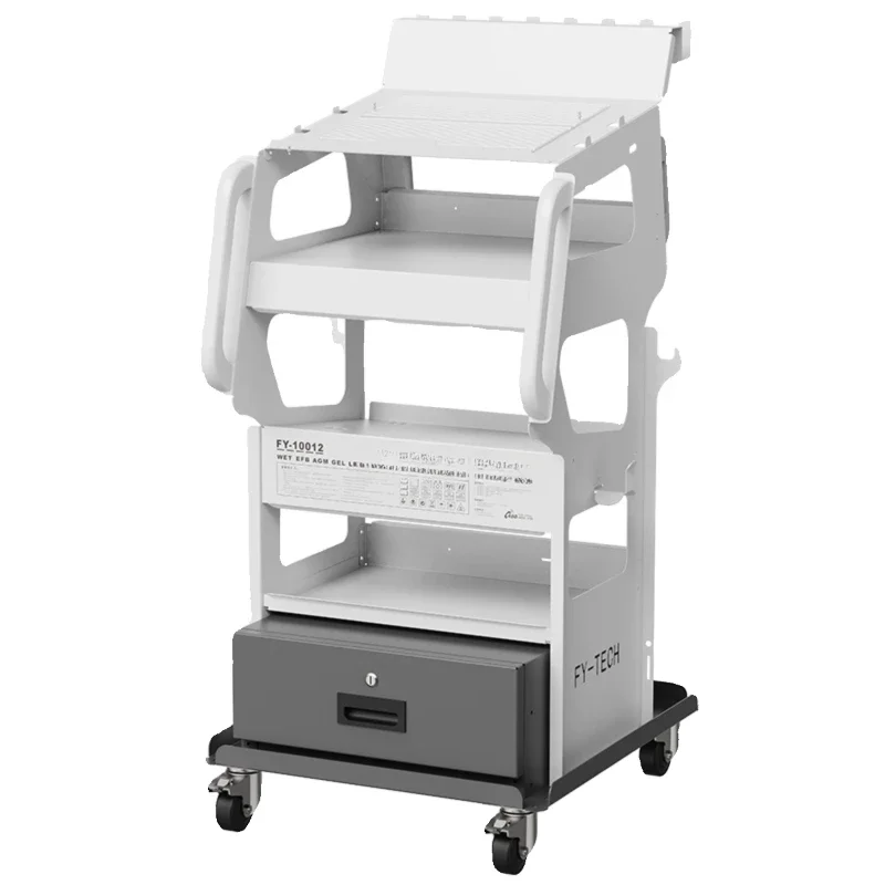 Car Programming Diagnosis Cart Tool Cart Programming Voltage Regulator Power Supply Intelligent Charger Mobile Computer Cart