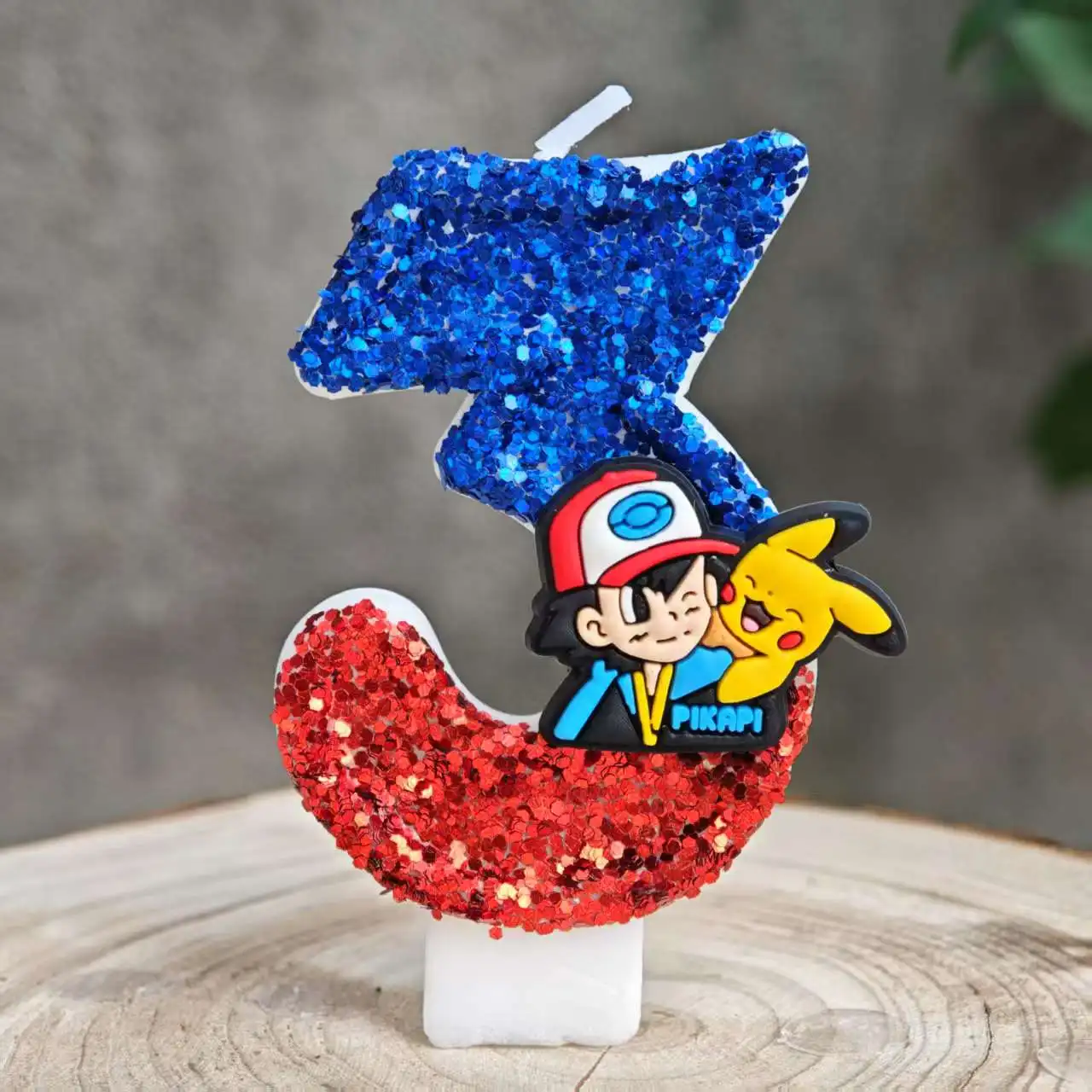 Pikachu Pokémon Candles 0-9 Number Cake Decorating Theme Baby Shower Candles Cake Topper Birthday Party Gift - view 5