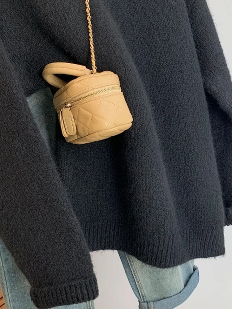 Jersey para mujer, suéter Otoño Invierno Harajuku Vintage de manga larga con cuello en V, Tops de punto informales de estilo perezoso