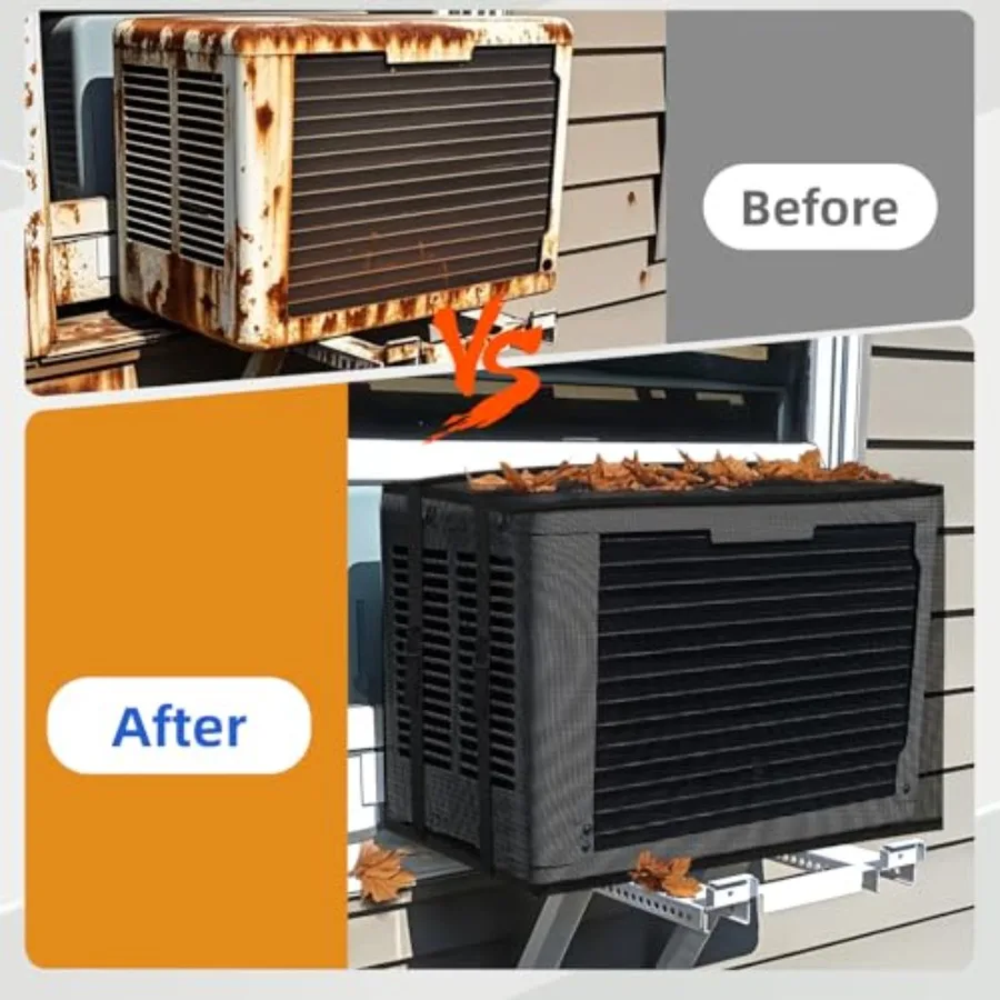 NNG Outdoor Window Air Conditioner Cover Compatible with Midea 8000 BTU 10000 BTU 12000 BTUWindow AC Mesh Cover for Outside Win