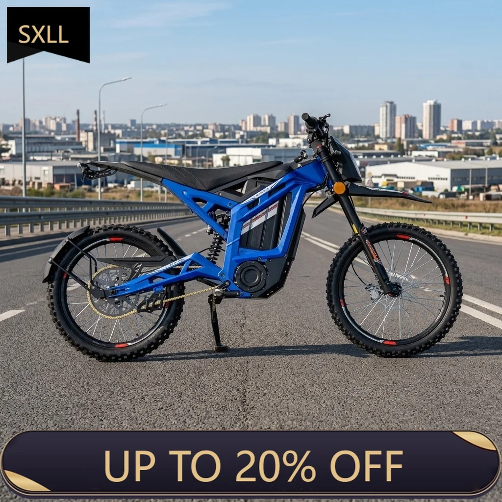SXLL 4000W Aluminum Alloy Sport Electric Mountain Bicycle Fat Tire 72V Lithium Battery Adult Outdoor E-Bike Off-Road Disc