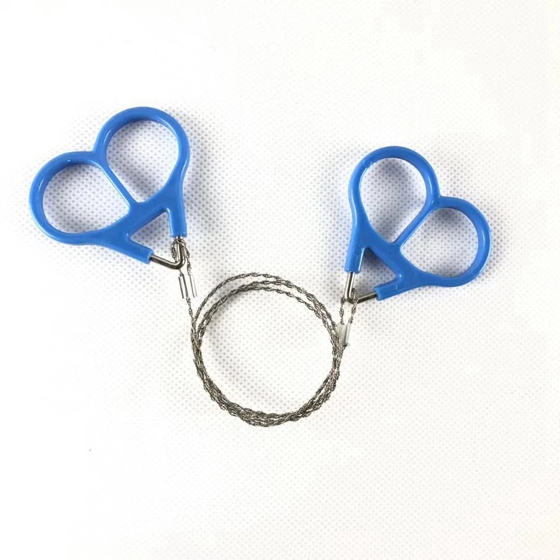 منشار سلكي ABPP، منشار حبل مسنن من الفولاذ المقاوم للصدأ مقاس 20 بوصة، مجموعة منشار الطوارئ أدوات خارجية لقطع الأشجار، 4 عبوات #3