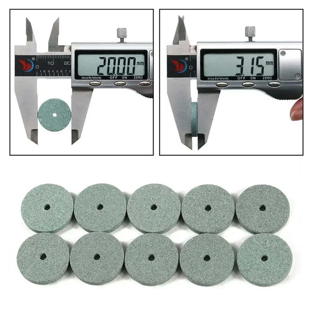 Imagem -04 - Mini Broca Rebolo 20 mm Roda de Polimento Almofada Disco Abrasivo para Madeira Metal Faça Você Mesmo Ferramentas Moagem Ferramenta Elétrica 20 Peças