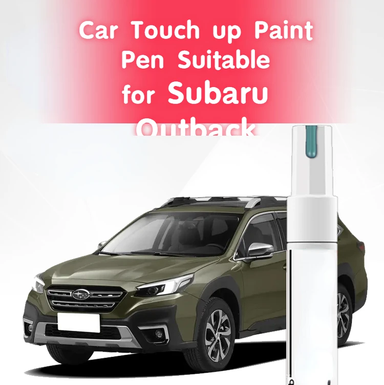 Car Touch up Paint Pen Suitable for Subaru Outback Paint Fixer Pearlescent White Eye-Catching Cold Ice Silver Streamer Copper