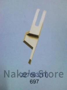 1PCS 227683 227683(Ti) Blade Strong H Knife Titanium Plating Cutter for Durkopp 697 Placket Cotton Machine Shoulder Installing