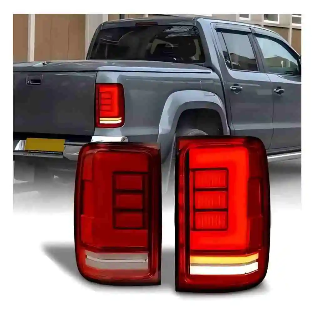 LED Tail Lights for VW Amarok v6 Pickup 2008-2020 DRL Rear Brake Tail Lamps Assembly