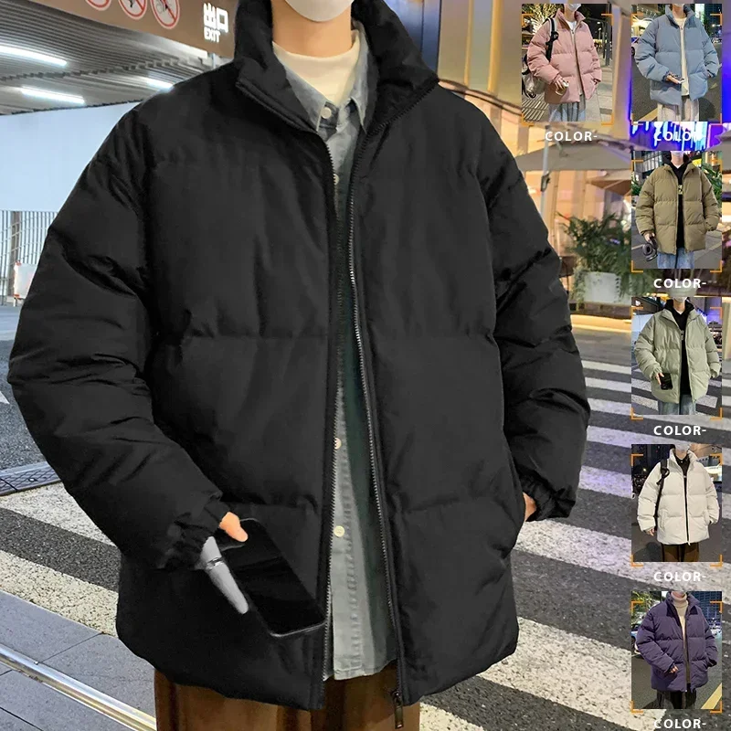 2024 Winter Harajuku Mens Parkas Warm Thicken Fashion Coat Oversize Casual Jacket Hip Hop Woman Coats Male Streetwear 6XL