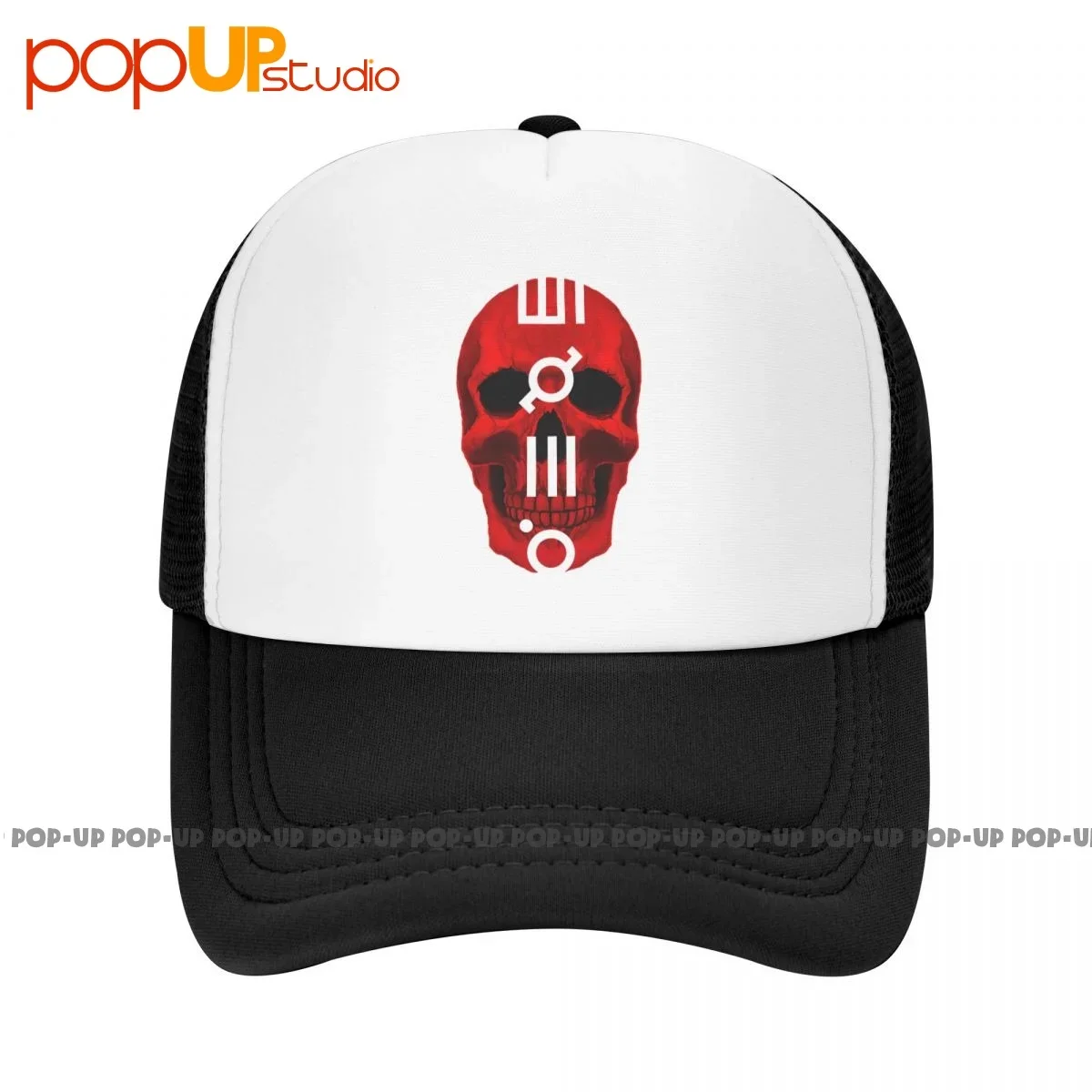 30 Seconds To Mars Red Skull Graphic Baseball Cap Trucker Hats Breathable Sunscreen Novelty Best Quality Design