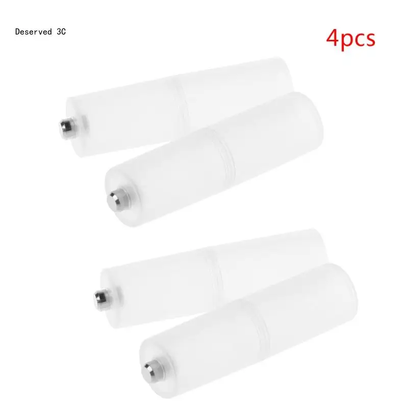 4X Adapter Convertor Size AAA R03 to AA LR6 + Plastic Box