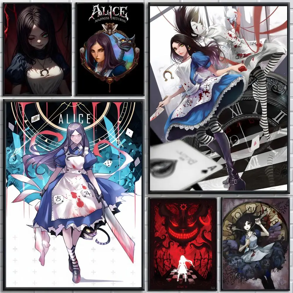 Game A-Alice Madness Returns Poster High-definition posters, wall art for living room and home decor.