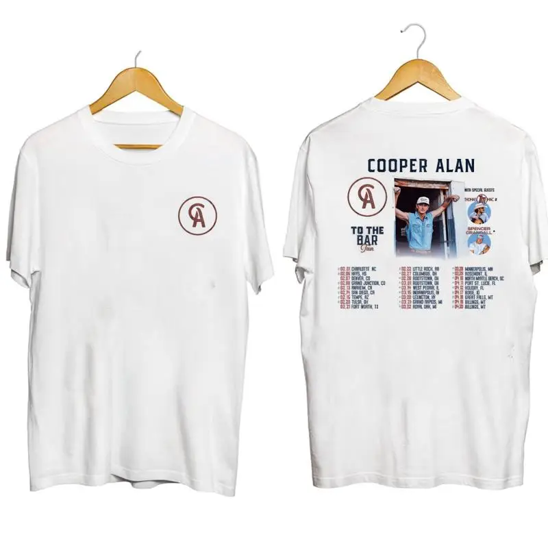 Cooper Alan Tour 2025 T Shirt for Fans All Size S 4XL