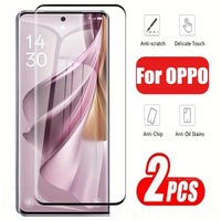 2pcs High Definition Tempered Glass for OPPO Reno 14F 14 Pro 13F 11/10/9 Pro 9H Hardness Screen Protector Reno 13 Pro 12F 8 Pro+