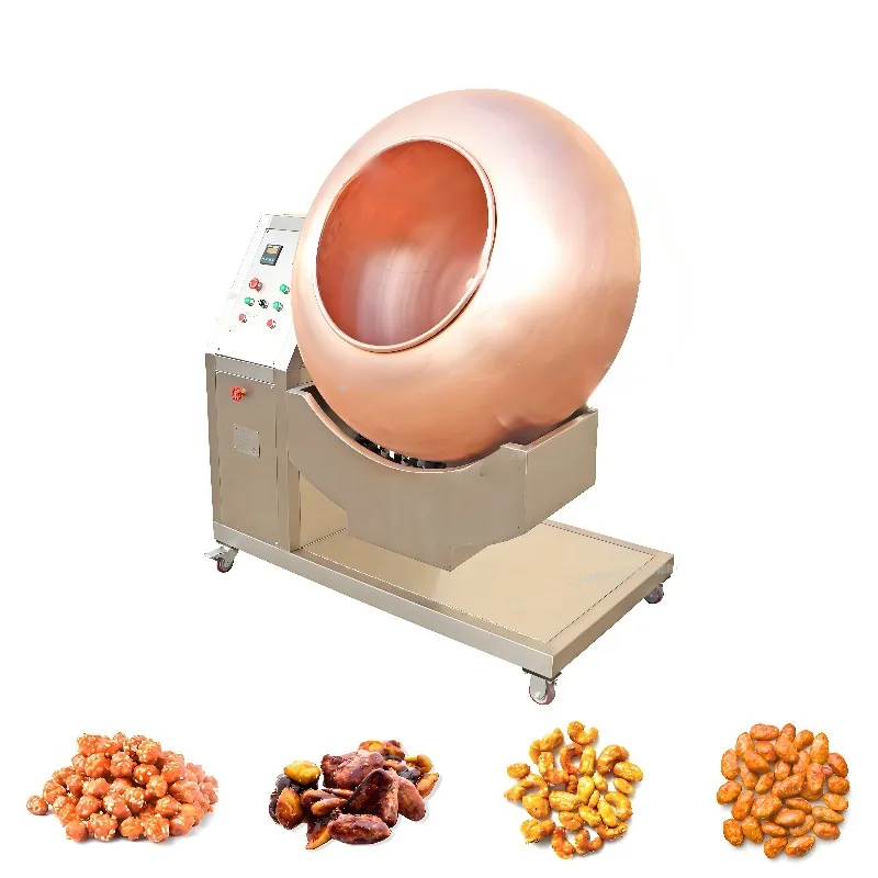Automatic Peanut Flavor Making Machine Best Quality Drum Nut Coater Cheap Price Coated Groundnut