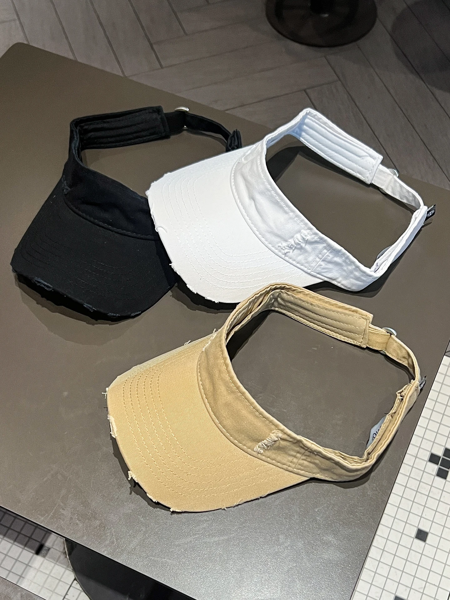 

Fashion retro empty top hat men's and women's summer outdoor sports sun protection visor hat topless cap