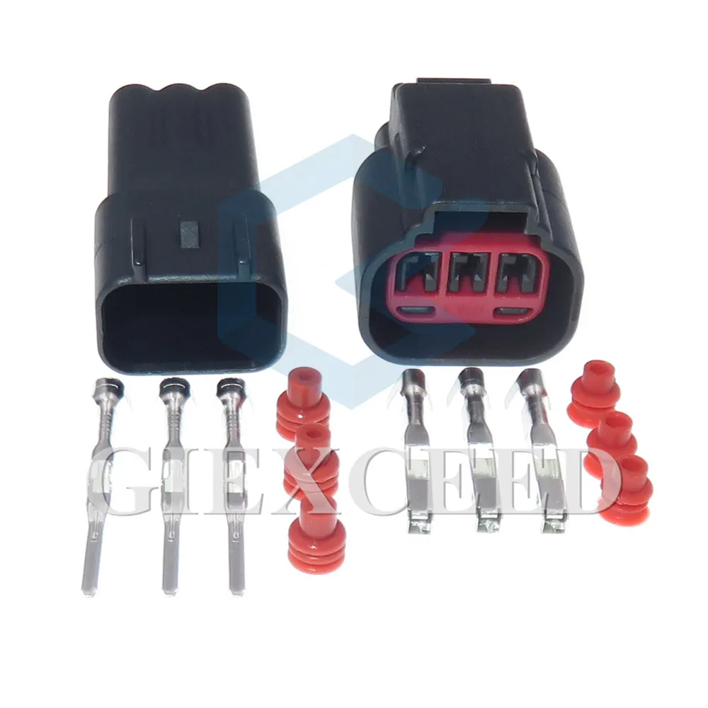 2 Sets 3 Pin AC Assembly Auto Crankshaft Camshaft Sensor Plug Automotive Connector Socket For Ford Mondeo Focus Mazda
