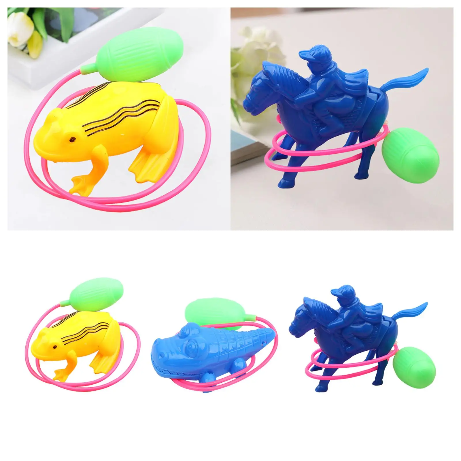 Pressure Jumping Toy Cartoon for Kids Children Funny Gift Party Educational Small for Birthday Children's Day