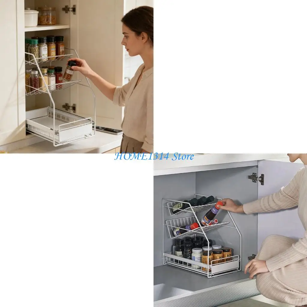 

M6CE Sliding Drawer Under Sink Planner Angled Plan Iron Building For Kitchen Storages Efficiency Easy Access