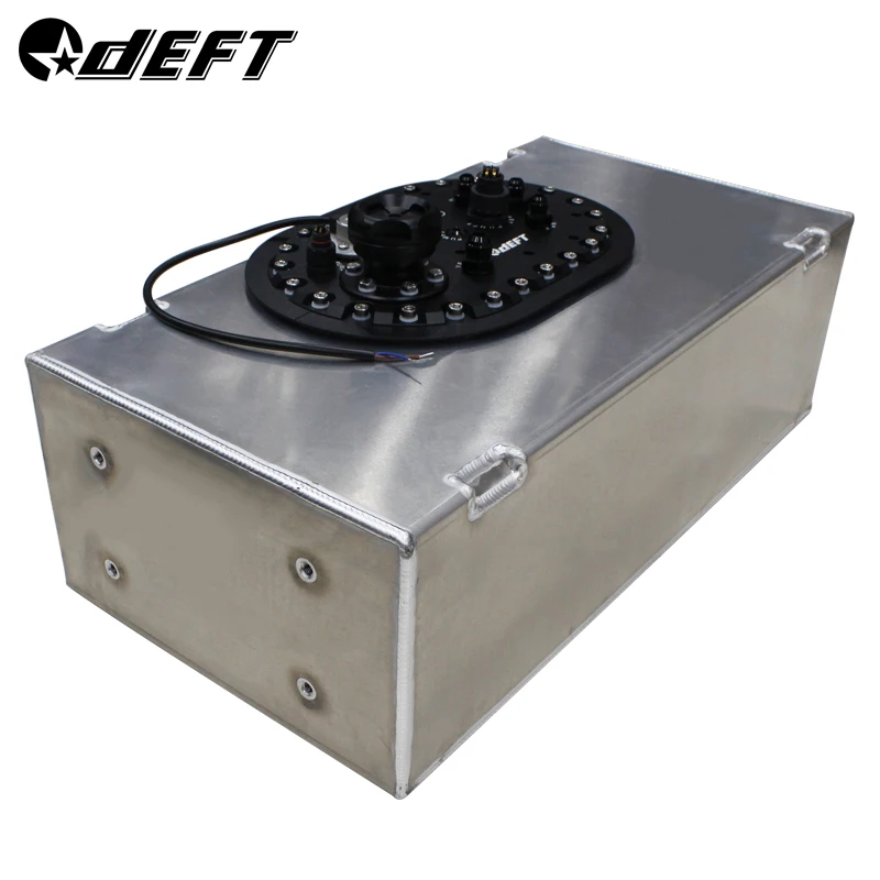 

Modified off-road vehicle racing drift fuel tank aluminum fuel tank 30L plastic cover with sensor (universal)