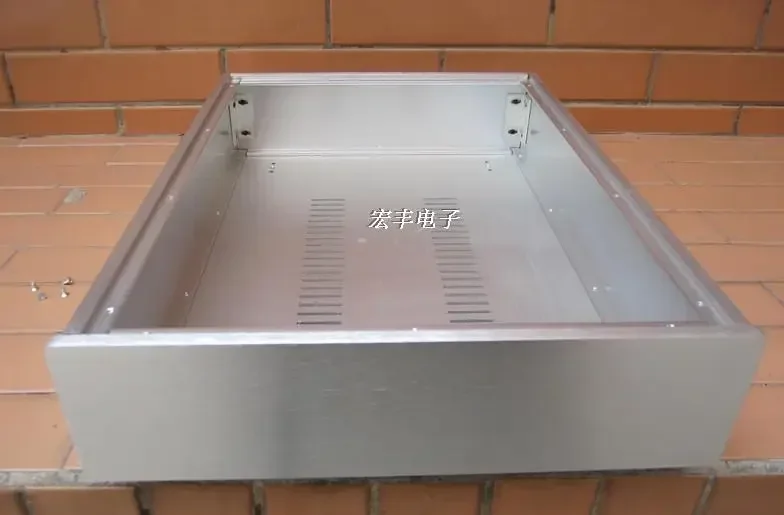 DIY amplifier chassis 320*85*420mm Full aluminum chassis / Tube amplifier Chassis/AMP Enclosure box /amplifier case DIY