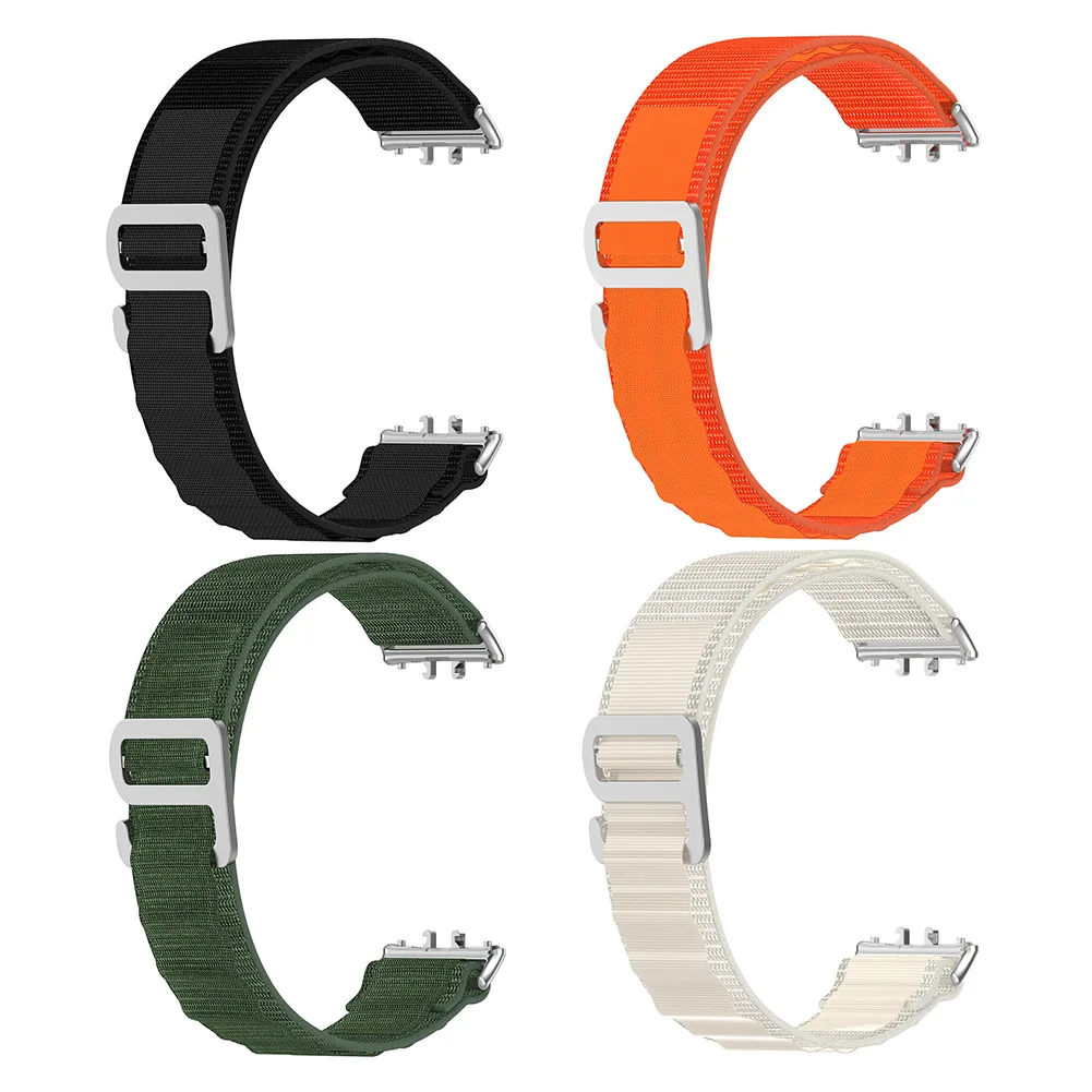 Nylon Strap for Samsung Galaxy Nylon Bracelet Belt Wristband Adjustable Wristband Bracelet for Samsung Galaxy Fit 3 Watch