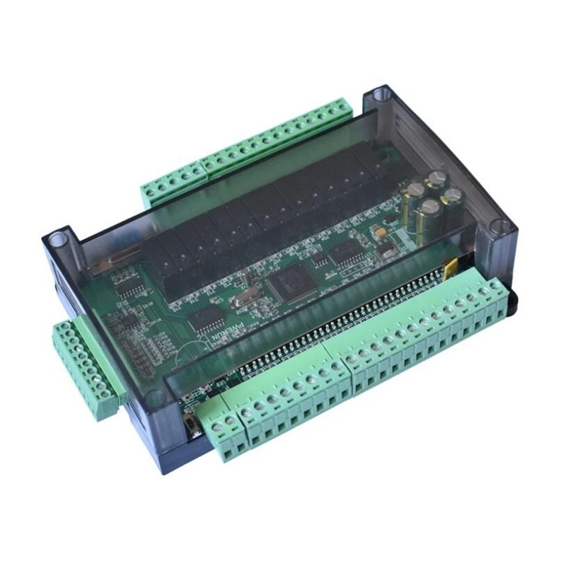 YANA50I PLC Industrial Control Board Simple Programmable Controller Type FX3U-30MR Support RS232/RS485 Communication