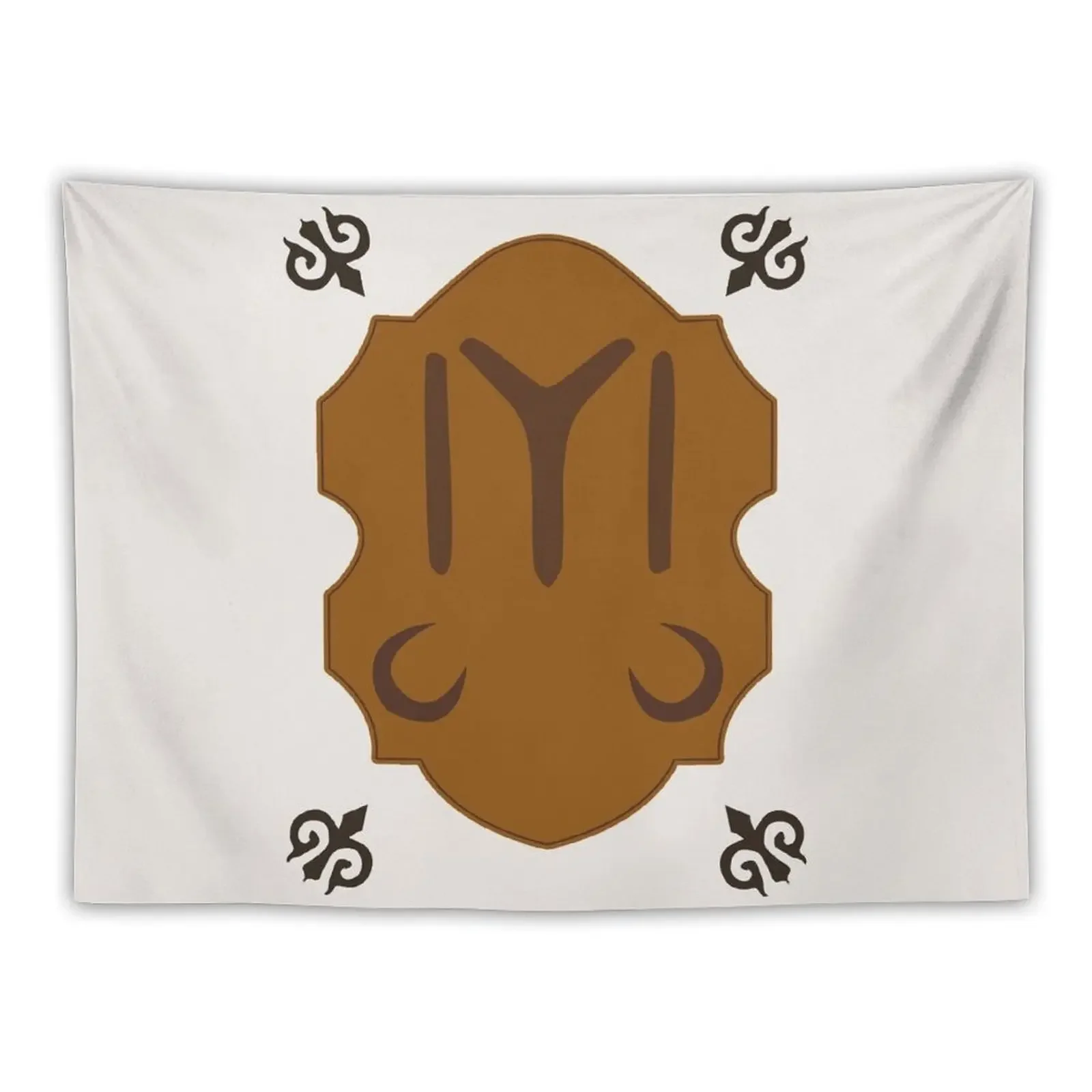 

Kayi Tribe - IYI Symbol Tapestry Aesthetic Room Decors Wallpaper Bedroom Cute Decor Tapestry