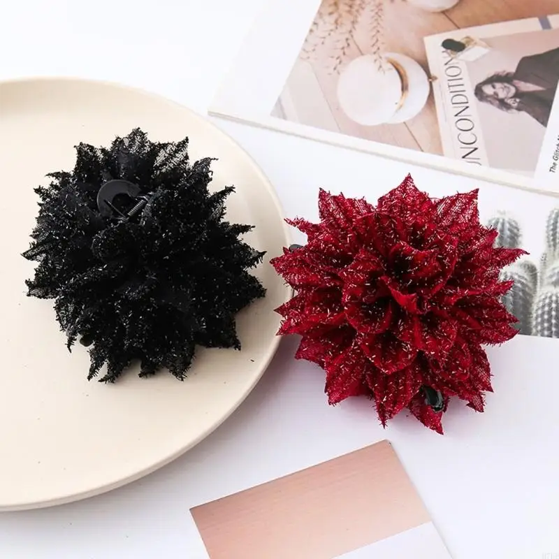 Soft Fabric Hair Claw Clip Comfortable Styling Tool For Women Comfortable Wear
