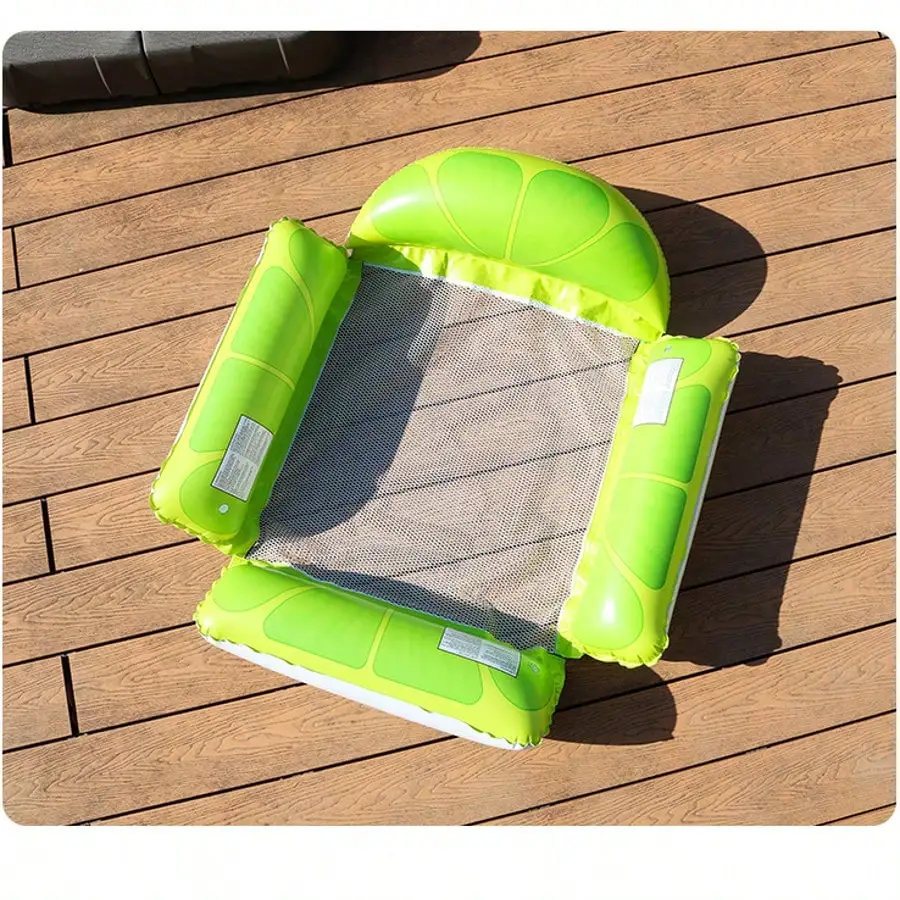 1 pcs Fruit‑Shaped Mesh Inflatable Pool Float Lounge