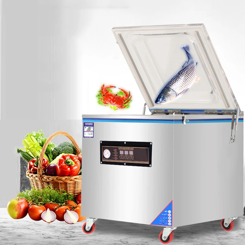 Food Vacuum Sealing Machine Commercial Full-Automatic Wet And Dry Plastic Packaging Equipment Seals And Keeps Fresh